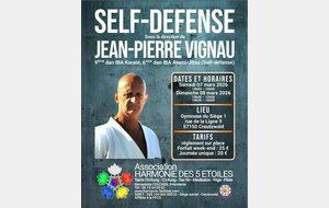 Stage Self Défense avec JP VIGNAU